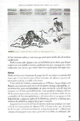 LAMINA COSSIO 50214: Perros al toro por Goya