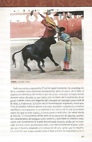 LAMINA COSSIO 50221: Farol invertido por El Juli