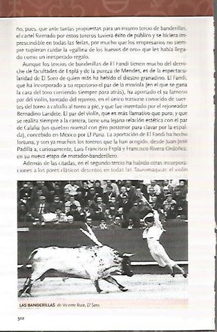 LAMINA COSSIO 50227: Banderillas de El Soro