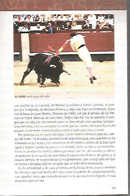LAMINA COSSIO 50228: El Fandi en la suerte del violin