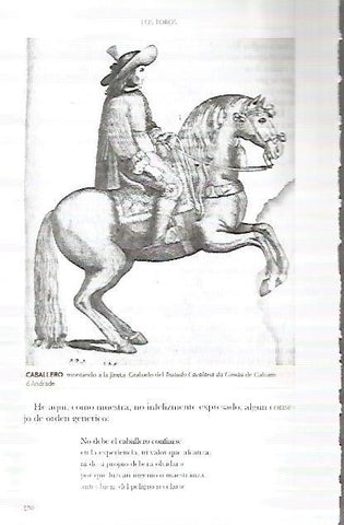 LAMINA COSSIO 50244: Caballero montando a la gineta