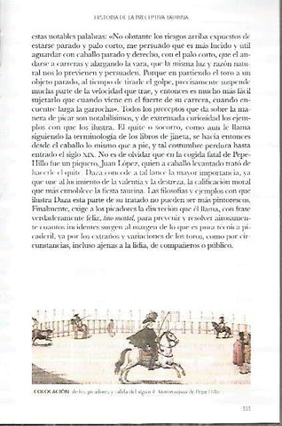 LAMINA COSSIO 50249: Colocacion de los picadores