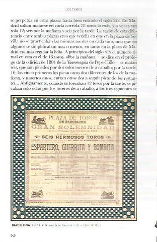 LAMINA COSSIO 50257: Cartel de la plaza de toros de Barcelona en 8 octubre de 1893