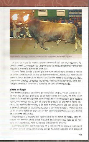 LAMINA COSSIO 50264: Toro embolado