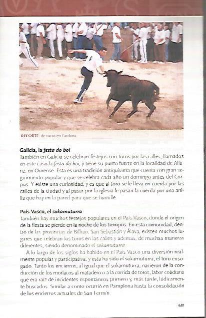 LAMINA COSSIO 50265: Recorte de vacas en Cardona Barcelona