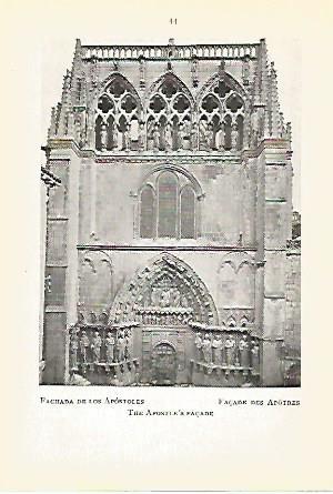 LAMINA 5215: Fachada de los Apostoles de la Catedral de Burgos