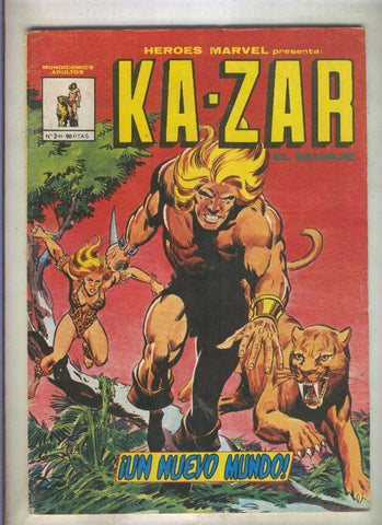 Heroes Marvel de Mundicomic numero 2: Kazar (numerado 6 en trasera)