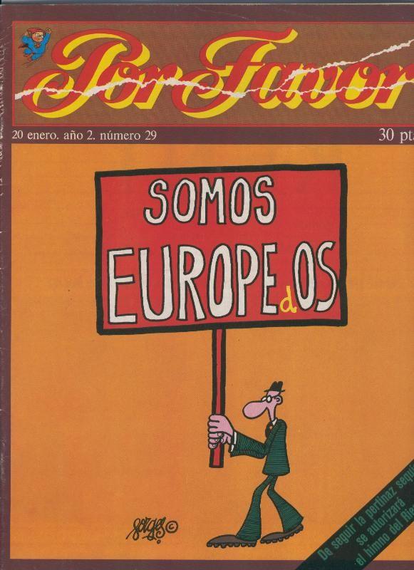 Por Favor numero 029,  20 enero 1975: somos europeos