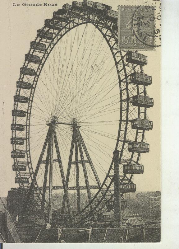 Postal 011096: Grande Roue de Paris