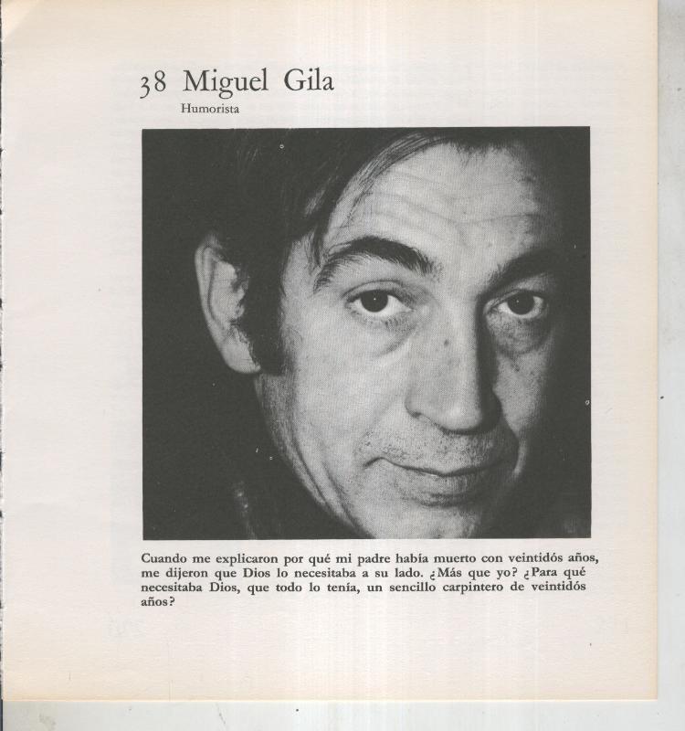 Ficha 038: Miguel Gila: Humorista