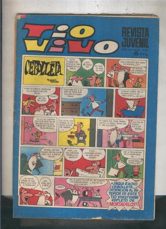Tio Vivo segunda epoca numero 0550 (numerado 1 en trasera)
