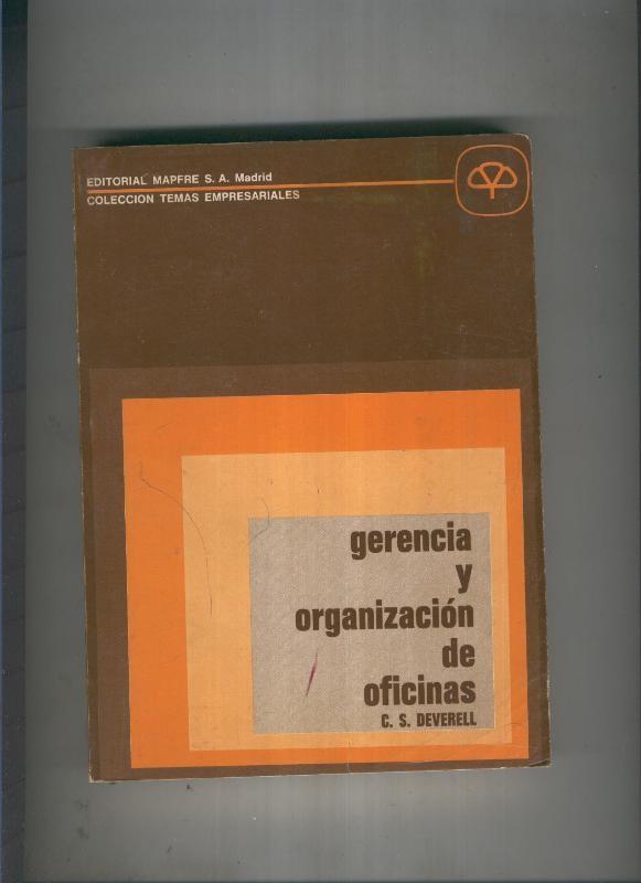 Gerencia y organizacion de oficinas