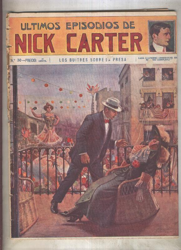 Ultimos episodios de Nick Carter numero 030: Los buitres sobre la presa