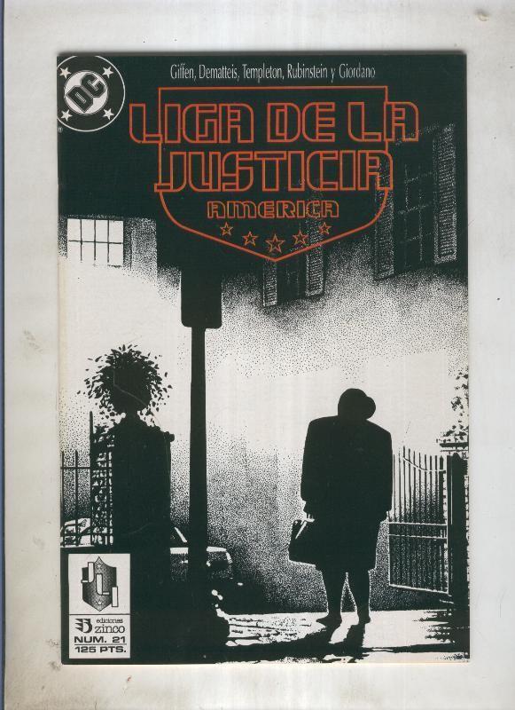 Liga de la Justicia America numero 21 