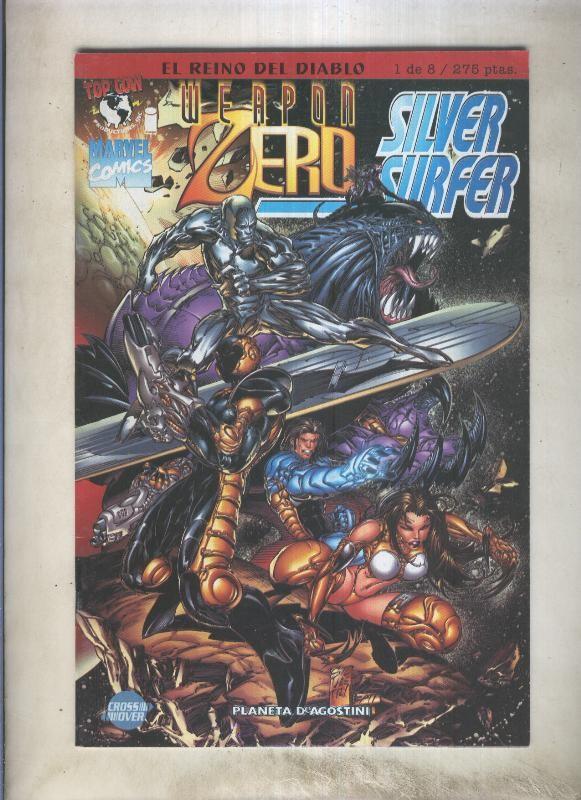 El reino del diablo numero 1: Weapon Zero y Silver Surfer