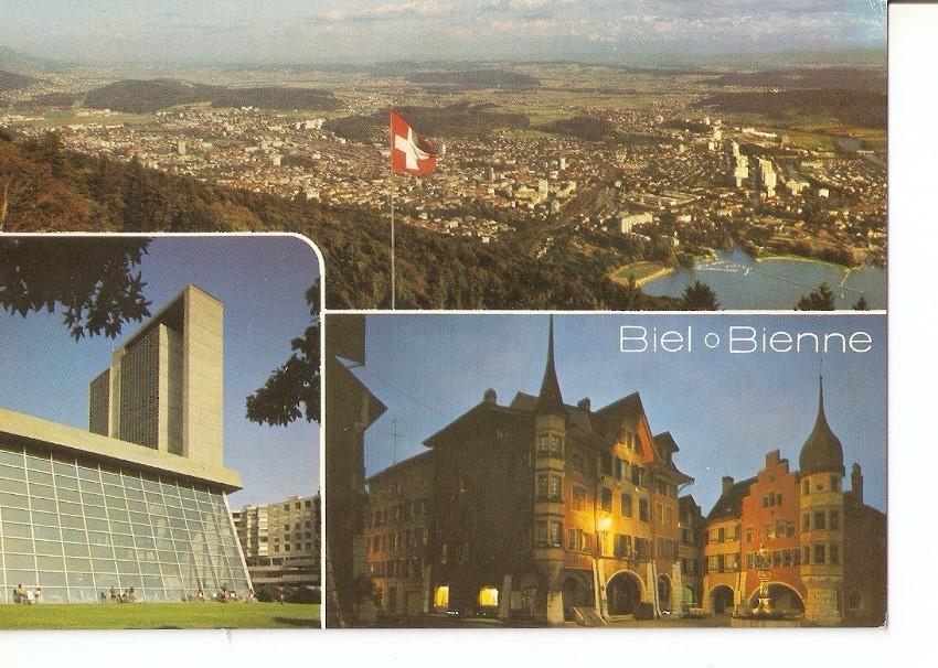 Postal 031630 : 2500 Bienne vue panoramique de Macolin