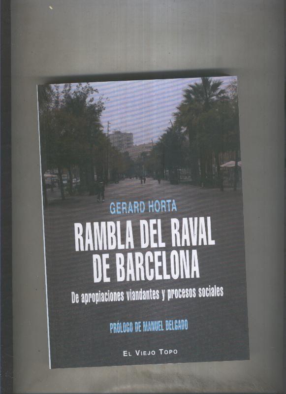 Libro: Rambla del Raval de Barcelona, de apropiaciones viandantes y procesos 