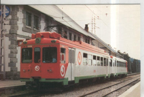 Postal 000295: Tren Unidad electrica via metrica F.C.Cercedilla Los Cotos