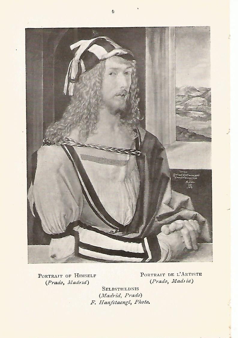 Lamina 314: DURER. Autorretrato
