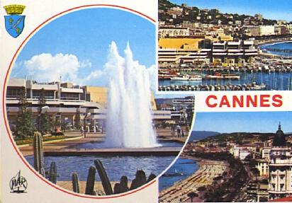 POSTAL 56131: Cannes Palais des Festivals et la Croisette