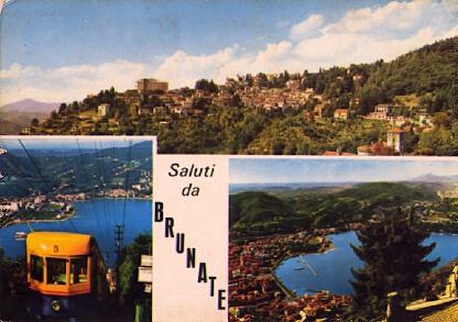 POSTAL 56144: Saluti da Brunate