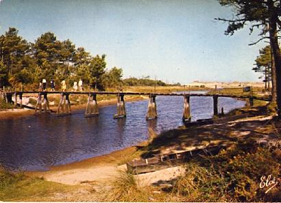 POSTAL 56150: Vieux Boucau – 40 Le pont pittoresque