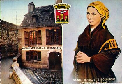 POSTAL 56157: Lourdes Sainte Bernadette Soubirous