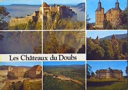 POSTAL 56163: Les Chateaux du Doubs