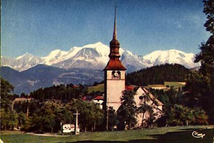 POSTAL 56168: Cordon L Eglise et le Mont Blanc