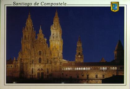 POSTAL 56180: Santiago de Compostela Catedral Plz del Obradoiro