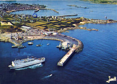 POSTAL 56188: Roscoff Britany ferries m.v Cornoualilles