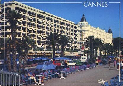 POSTAL 56220: Cannes La Croisette le restaurant Festival et le Carlton