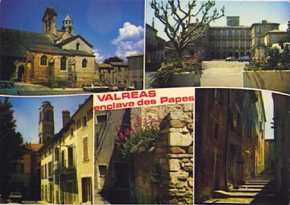 POSTAL 56222: Valreas enclave des Papes (Vaucluse)
