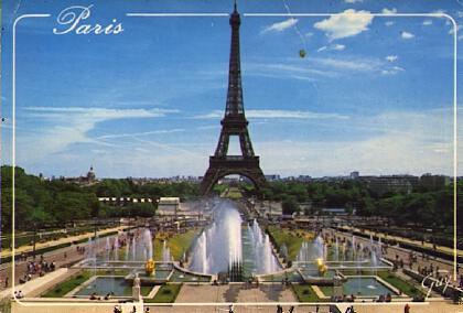 POSTAL 56223: Paris Torre Eiffel