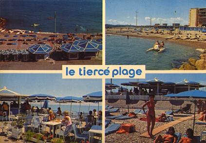 POSTAL 56232: La tierce plage cote d Azur