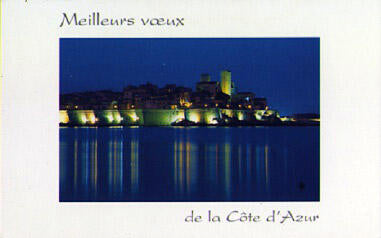 POSTAL 56251: Meilleurs voeux de la cote d Azur