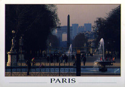 POSTAL 56253: Paris Jardis des Tuileries