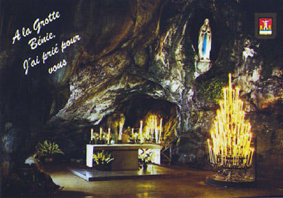 POSTAL 56265: A la grotte Benie J ai prie pour vous