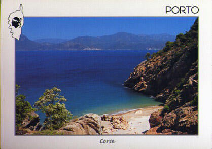 POSTAL 56272: Porto Corse La plage de Figajola
