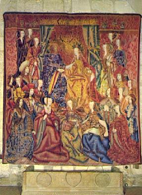POSTAL 56281: Abbaye de Royaumont La vierge Reine du Ciel