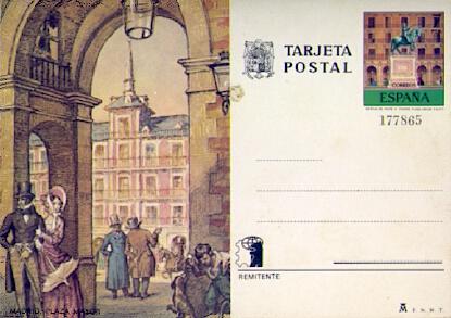 POSTAL 56296: Madrid Plaza Mayor