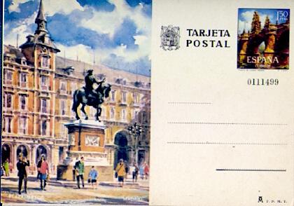POSTAL 56318: Plaza Mayor Madrid