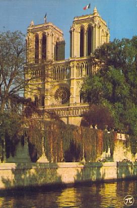POSTAL 56327: Notre-Dame et les quais de la Seine
