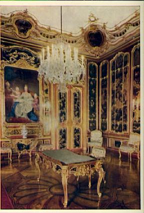 POSTAL 56334: Schloss Schonbrunn Wien The Vieux-Laque Chamber