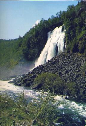 POSTAL 56365: Norway Espelandsfoss waterfall Hardanger