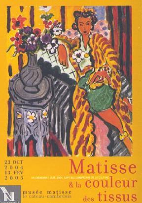 POSTAL 56376: Matisse & la couleur des tissus