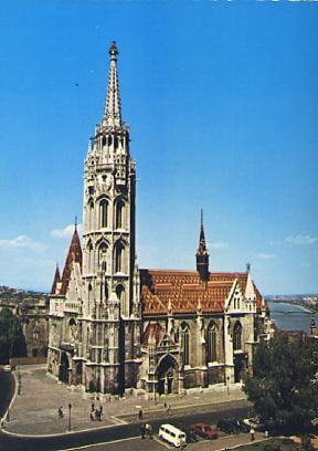 POSTAL 56380: Budapest Matthias Church