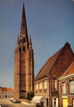 POSTAL 56399: Steenvoorde Eglise St Pierre