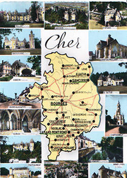 POSTAL 56453: Cher Bourges