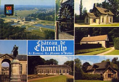POSTAL 56539: Château de Chantilly Oise La Château Musee Conde